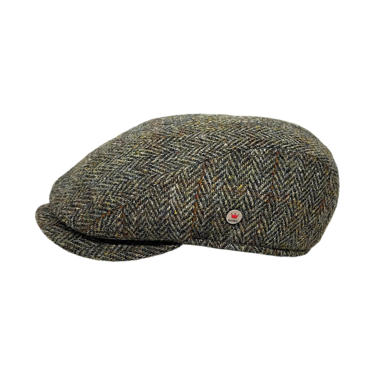 Balke Cap - Harris Tweed Cap - Herringbone Terra