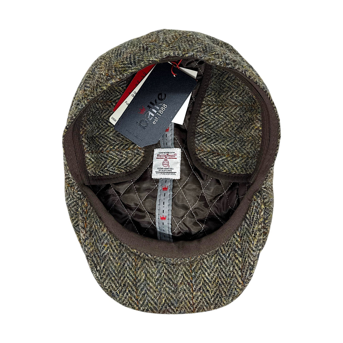 Balke Cap - Harris Tweed Cap - Herringbone Terra