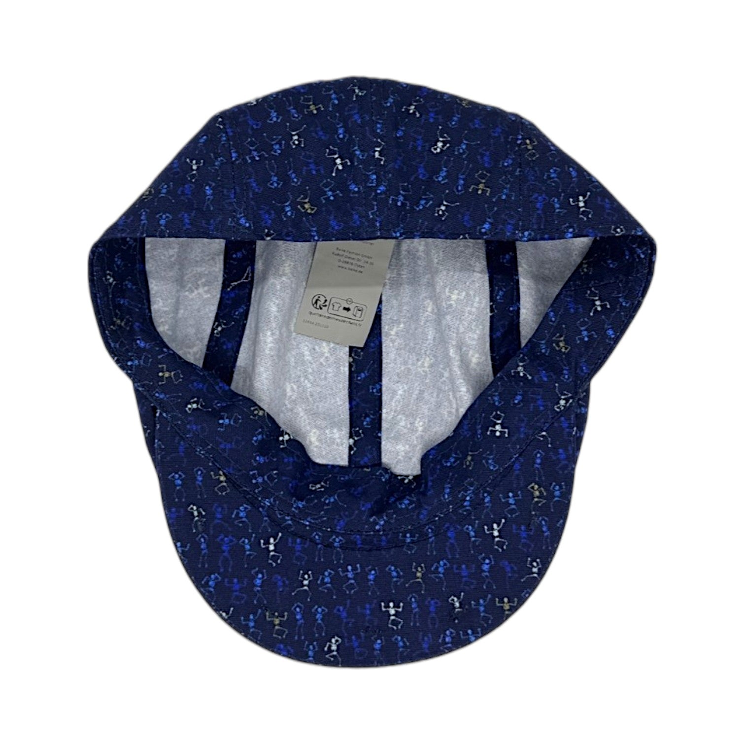 Sports hat Flatcap Milo | Skeleton Print