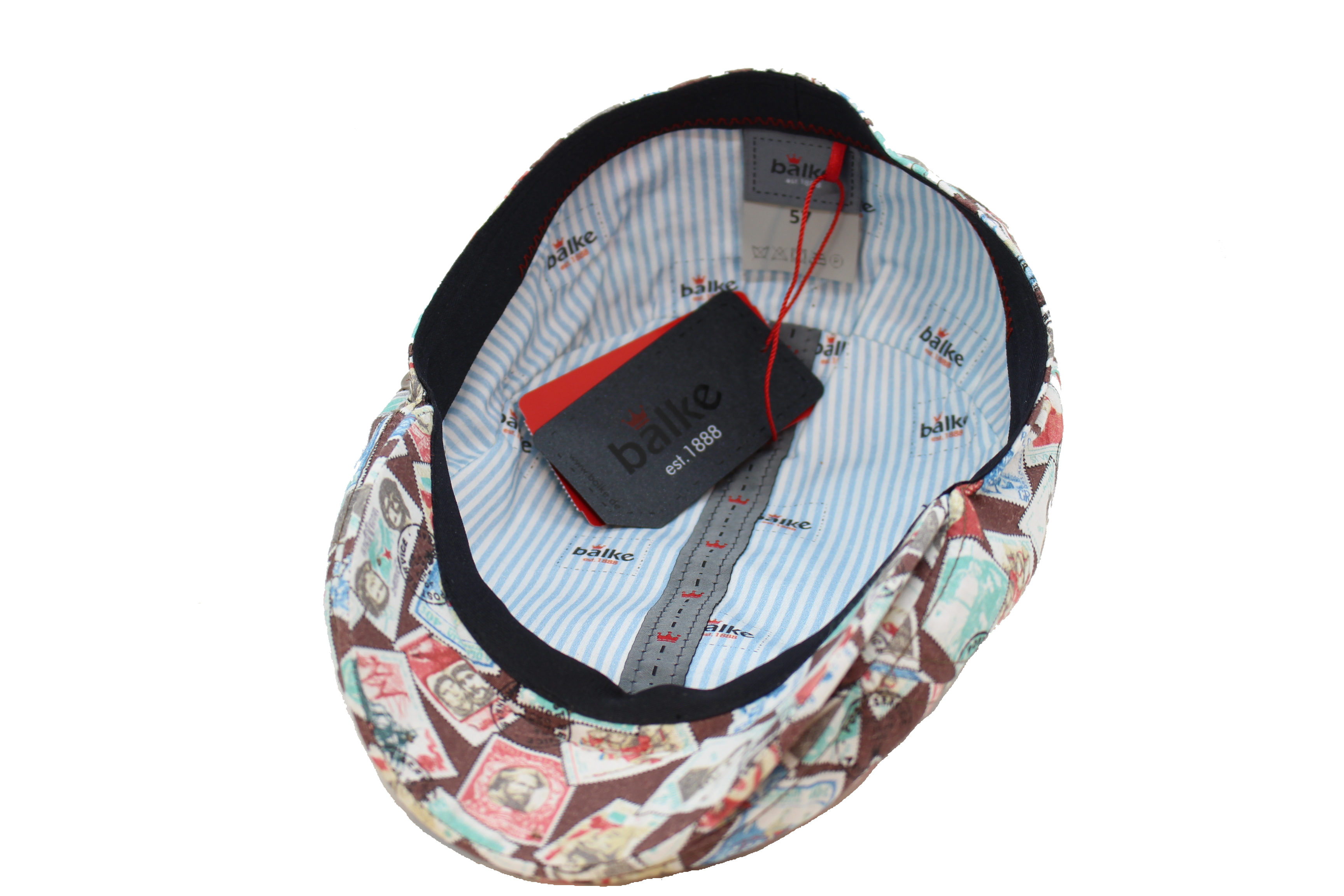 Jackson Stamp Print | Flat Cap