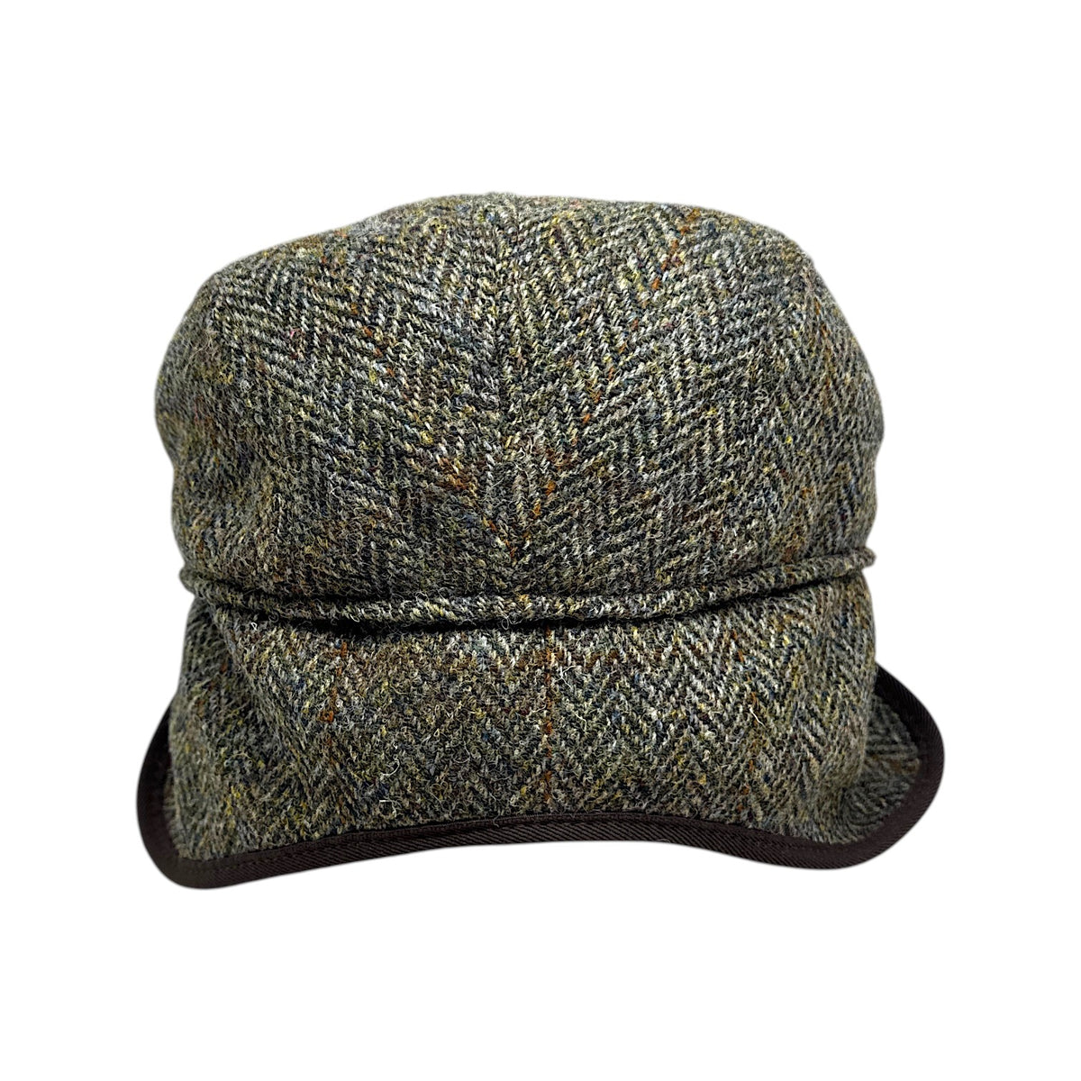 Balke Cap - Harris Tweed Cap - Herringbone Terra