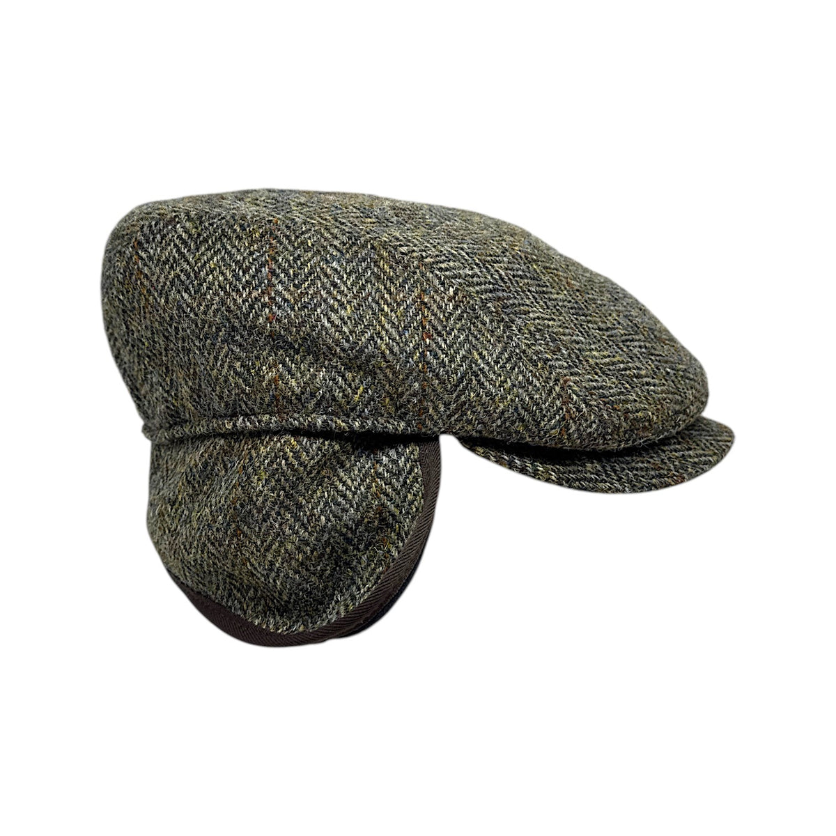 Balke Cap - Harris Tweed Cap - Herringbone Terra