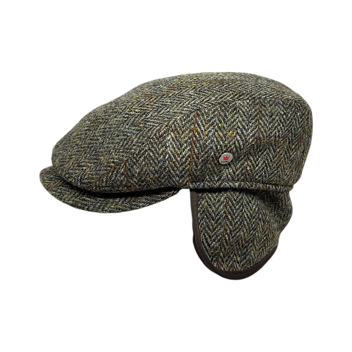 Balke Cap - Harris Tweed Cap - Herringbone Terra
