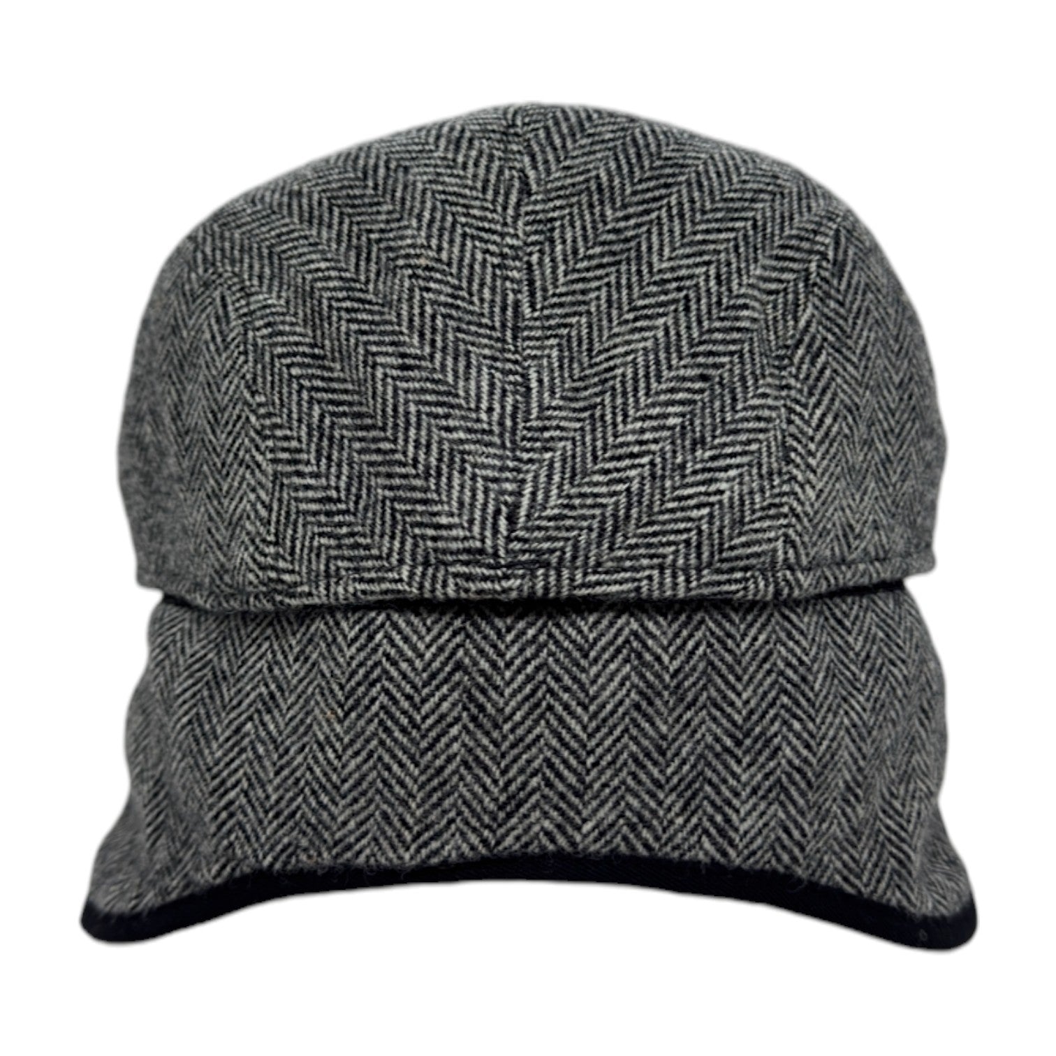 Balke Jackson Ear-Flap Cap – Herringbone Shetland Grey