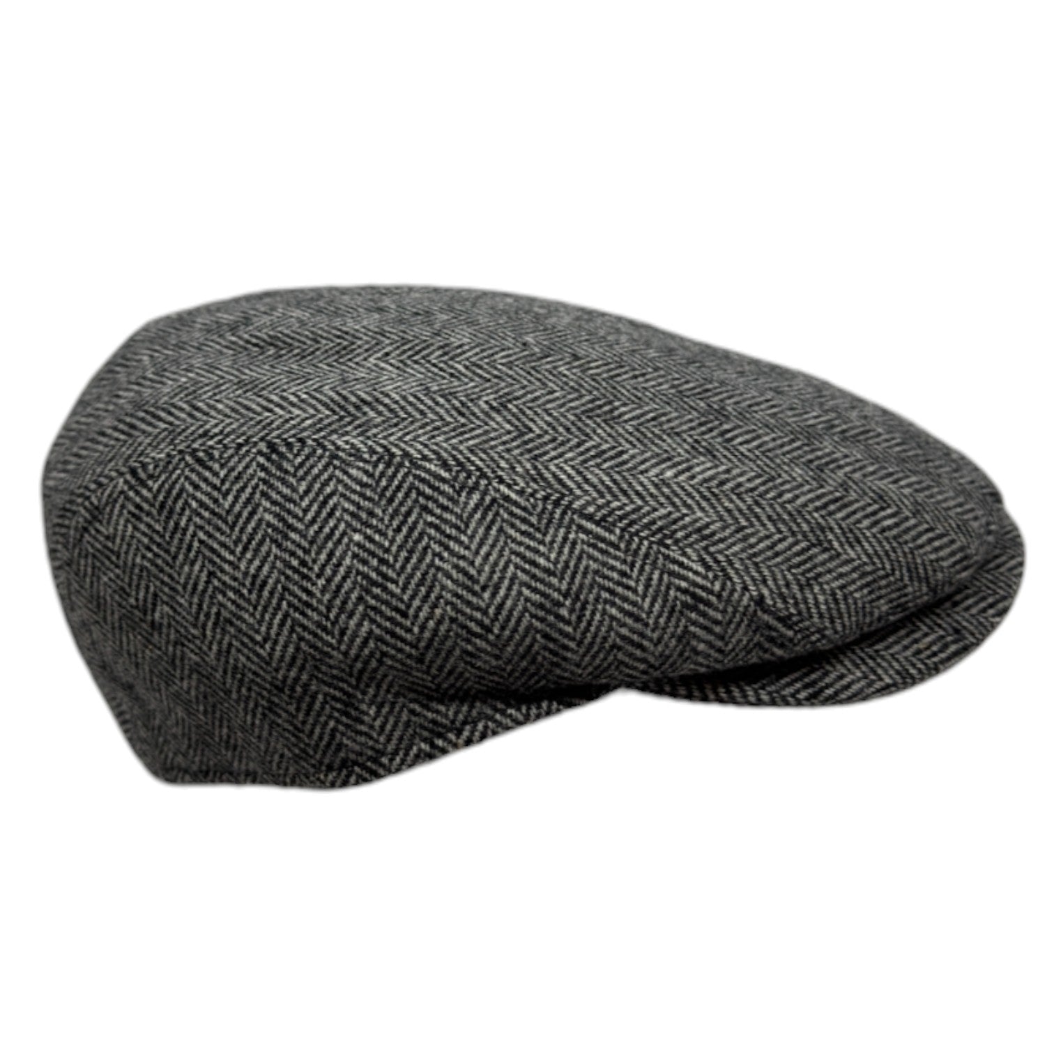 Balke Jackson Ear-Flap Cap – Herringbone Shetland Grey